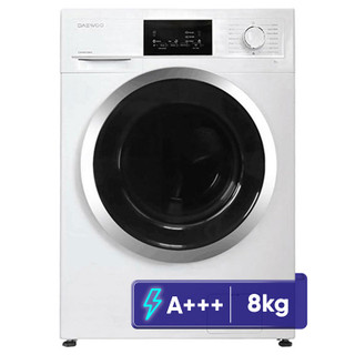 ماشین لباسشویی 8 کیلوگرم اتوماتیک دوو مدل LM-830S دور نقره ای پنل نقره ای