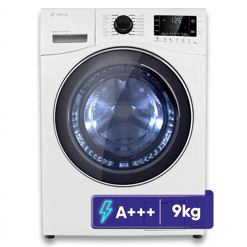 ماشین لباسشویی 9 کیلوگرم اتوماتیک اسنوا مدل SWM-E92S سیلور